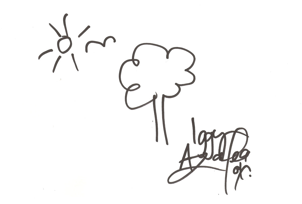 Iggy Azalea Signed Drawing