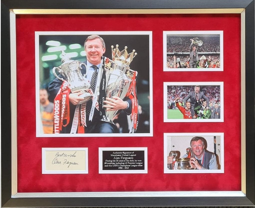 Sir Alex Ferguson Signed Display - Manchester United