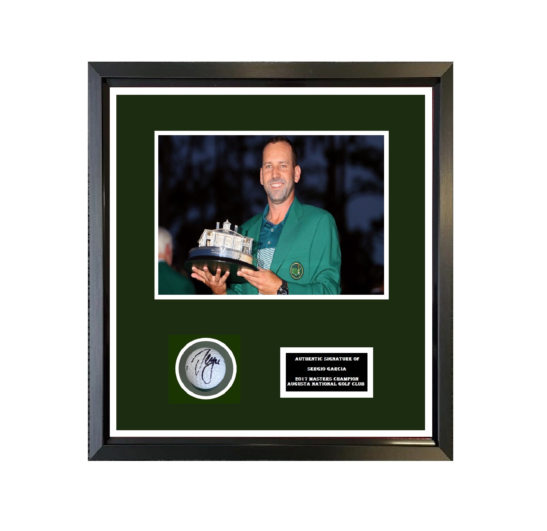 Sergio Garcia signed Golf Ball – 2017 Masters Champion