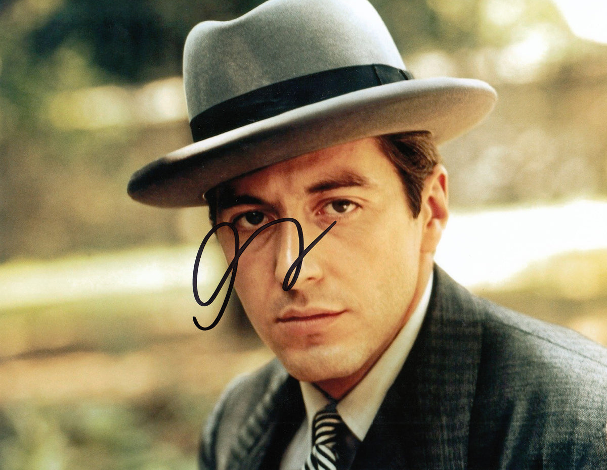 Al Pacino Signed Godfather Photo