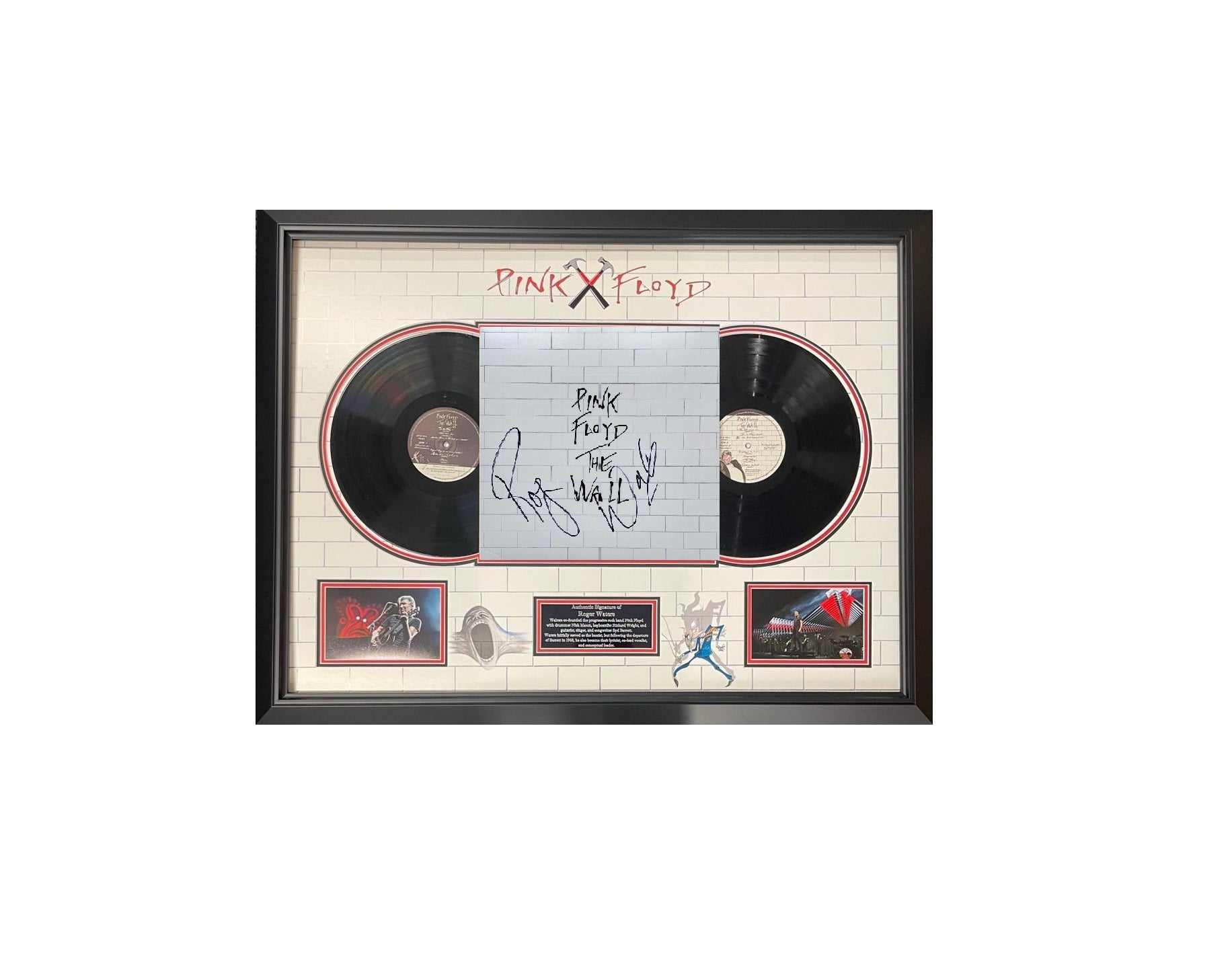 Roger Waters Signed Pink Floyd The Wall Vinyl